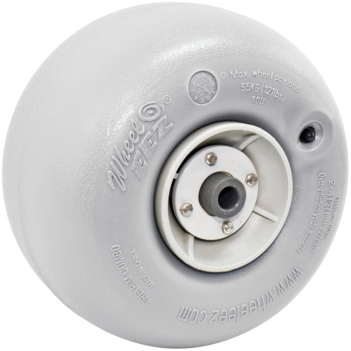 WheelEEZ® 30 cm (11.8") Polyurethane Wheel; 16 mm (5/8") Bushing